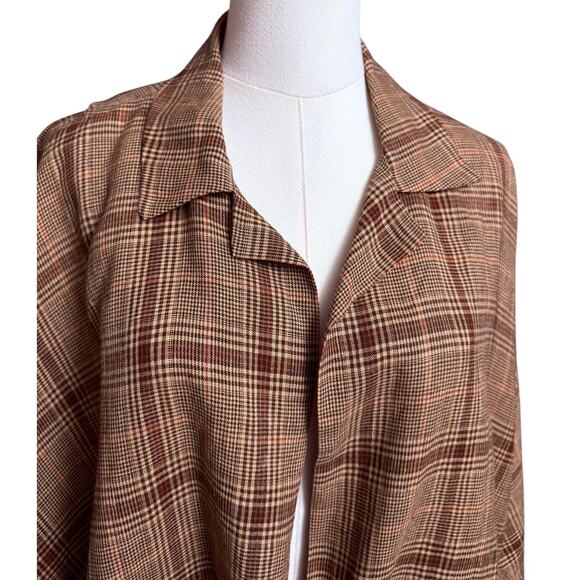 Eskandar For Saks Fifth Avenue Linen Jacket Made in England Size 1 Kimono Style - Picture 9 of 11